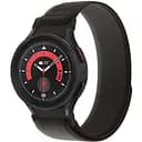 Ремінець для Samsung Galaxy Watch 4 Classic 46mm - чорно-жовтогарячий Watchbands Cloth ширина кріплення 20мм нейлоновий (WB9757210)