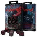 Набор кубиков Cyberpunk Red Dice Set - Blood over Chrome , 7 шт. (SCPU01)