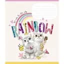 Тетрадь ученическая Школярик I love you 012-3295K-1 в клеточку 12 листов