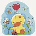 Картина за номерами ArtCraft Каченя 30x30 см (15533-AC)