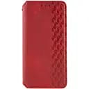 Шкіряний чохол-книжка GETMAN Cubic (PU) для Oppo A58 4G Червоний