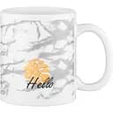 Чашка Ardesto Hello 330 мл бело-серая (AR3048WG)