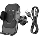 Держатель с беспроводным зарядным устройством Borofone BH204 15W 15W