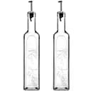 Набір ємностей Pasabahce Homemade для олії та оцту 0.5 л з дозатором, 2 шт. (80229-2)