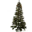 Елка искусственная J-line с встроенной гирляндой пристенная половина 225 см (5009)