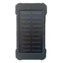 УМБ Power Bank Solar 10000mAh повербанк з сонячною панеллю і ліхтариком Black (11228)