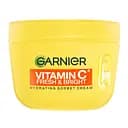 Увлажняющий крем-сорбет Garnier Vitamin C Fresh & Bright с витамином С для придания свежести и сверкания коже лица, 85 г