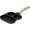 Сковорода для сніданку алюмінієва 18,3x18x2 см, чорний Breakfast HP39569B