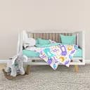 Комплект постільної білизни дитячий Home Line Коти бязь бірюзовий (162249)