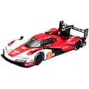 Автомодель Bburago Porsche 963 1:24 бело-красная (18-28022)