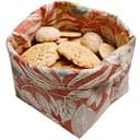 Кошик для зберігання Прованс Пташка на теракоті велика текстильна 17x18x18 см (34809)