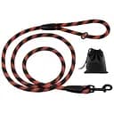 Поводок для собак Barksi Active 300х0.7 см черно-оранжевый