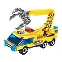 Детский Конструктор Qman 1408-1-8 транспорт, 76 дет Wheeled Excavator