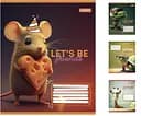Тетради ученические 12 листов линия. 1В Let‘s be friends, 25 шт. в упаковке