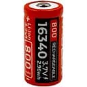 Литий-ионный аккумулятор Rablex 16340 800 mAh 3.7 V (Li-ion) Original красный