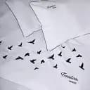 Комплект постільної білизни MirSon Сатин Elit 00-0000 Snow White Freedom 110х140 см (2200010538953)