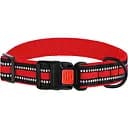Нашийник для собак BronzeDog Mesh, розмір S, 25-33х2 см, червоний