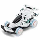 Радіокерована машинка ZJ 23053 A-06, футуристичний дизайн, пульт 2.7 GHz, акумулятор 3.6 V, з підсвічуванням, Біла