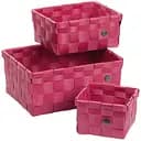 Набор корзин Kela Neo малиново-красный 3 шт. (24481)