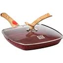 Сковорода-гриль MGC 28 см з антипригарним покриттям та знімною ручкою, червоний MGC HP-4-462R