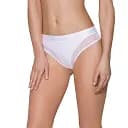 Трусики із прозорою вставкою Passion Panties white L