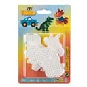 Термомозаїка Hama Набір малих полів Машина, папуга та динозавр (4573)