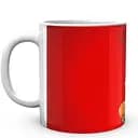 Кружка GeekLand Наруто Naruto В прыжке на красном фоне NA.02.586 330 мл белая