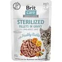 Влажный корм для стерилизованных кошек Brit Care Cat Sterilized с кроликом 85 г