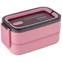 Ланч-бокс Kite двойной с наполнением 1400 мл розовый (K23-183-3)