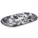 Блюдо Limited Edition Blossom Blue 30 см овалне біле (YF7001-7)