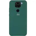 Чохол Silicone Cover Full Protective AA для Xiaomi Redmi Note 9 / Redmi 10X Зелений / Pine green