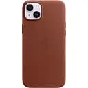 Оригінальний шкіряний чохол Apple Leather Case MagSafe для iPhone 14 Plus (6.7") Umber (MPPD3ZE/A)