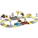 Трек 381 Будівельна техніка 120 деталей, машинка з підсвіткою, декорації, в коробці