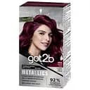 Стойкая крем-краска для волос Got2b Metallics М68 Темный Рубин, 142.5 мл