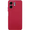 Чохол TPU Getman Liquid Silk Full Camera для Motorola Moto G04 / E14 Червоний / Dark Red