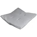 Водоотталкивающая подушка на стул Темно-серый однотон (2 шт.)