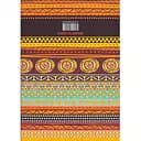 Блокнот, 70 г, інтегральна обкладинка, А5, 80 аркушів, лінія, дизайн 16283-16286 (В асортименті)