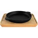 Cковорода Brizoll Horeca чавунна з підставкою16х2.5 см (H1625-D)