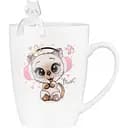 Чашка Ardesto Music з ложкою 320 мл (AR3041BS)