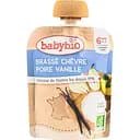 Органическое молочное пюре Babybio из козьего молока с грушей и ванилью 85 г