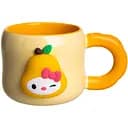 Чашка фарфоровая Yiwu Sanrio 400 мл с магнитом бежевый Yiwu FM-37A