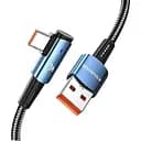 Кабель Essager Sunset Bend Type 7A cable USB A to Type C 2 м 100W Blue (EXCWT7A-CGA03-P)