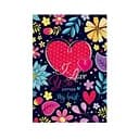 Блокнот, 70 г, 105x165 мм, 80 листов, интегральная обложка, матовая ламинация, клетка, дизайн 23155