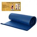 Комфортний йогамат MS 2608-27-BL із каучуку синій 10 мм
