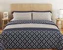 Комплект постельного белья ТЕП Soft dreams 329 Gatsby семейный синий с бежевым (2-03860_25664)