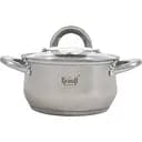 Кастрюля Krauff Steil со стеклянной крышкой 16 см 1.7 л (26-238-073)