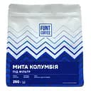 Кава натуральна Funt Coffee Columbia Las Pavas, в зернах, смажена, 250 г