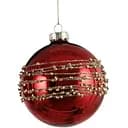 Ялинкова кулька House of Seasons скляна глянцева 8 см червона (8718861689280GLYANEC)