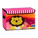 Детская корзина для хранения игрушек C 61903-1 Животное тканевое розовое 39 х 25 х 24.5 см