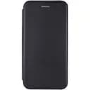 Кожаный чехол-книжка Epik Classy для Motorola Moto E20 Черный